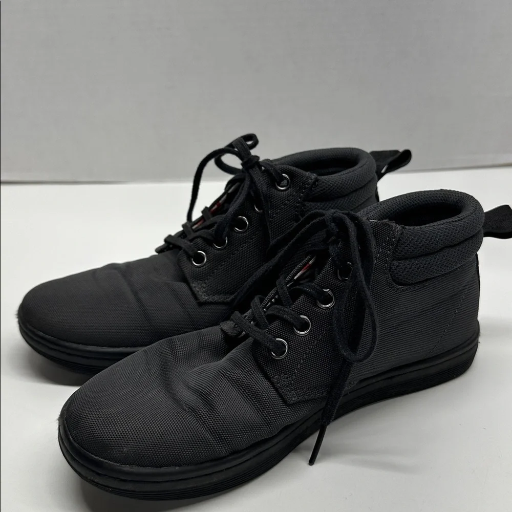Doc Marten Belmont Chukka Boot Canvas Lace Up Low Top Boots Sneakers Gray Size 5